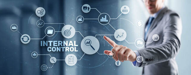 person pointing internal control